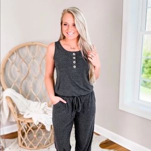 Zenana orange jumpsuit 🍊